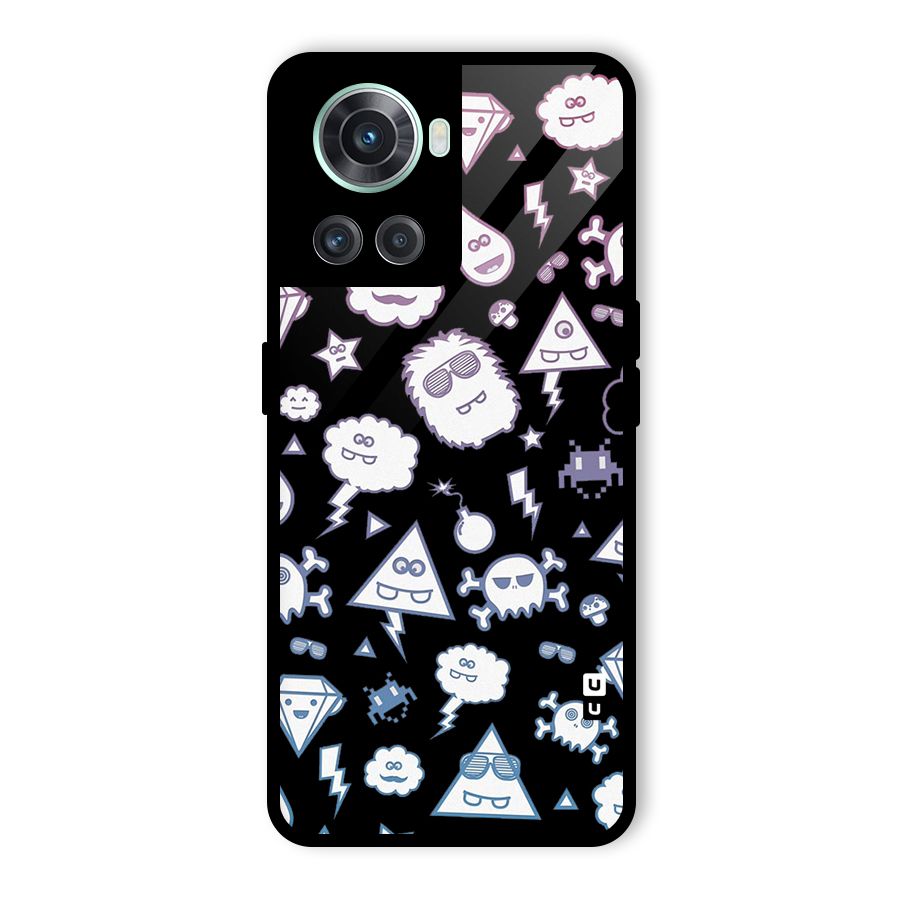 Funny Faces Glass Back Case for OnePlus 10R