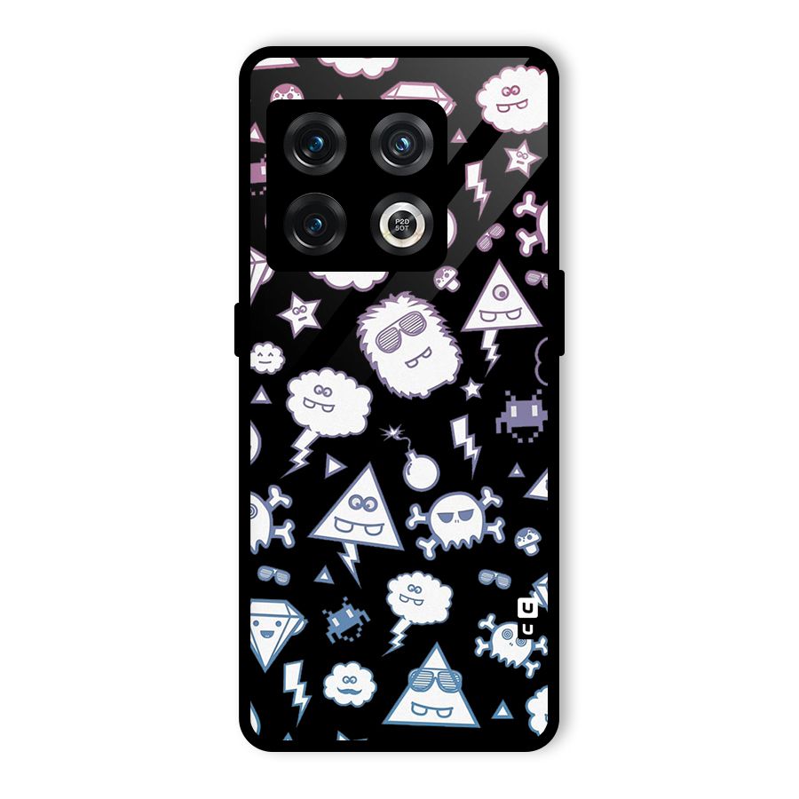 Funny Faces Glass Back Case for OnePlus 10 Pro 5G