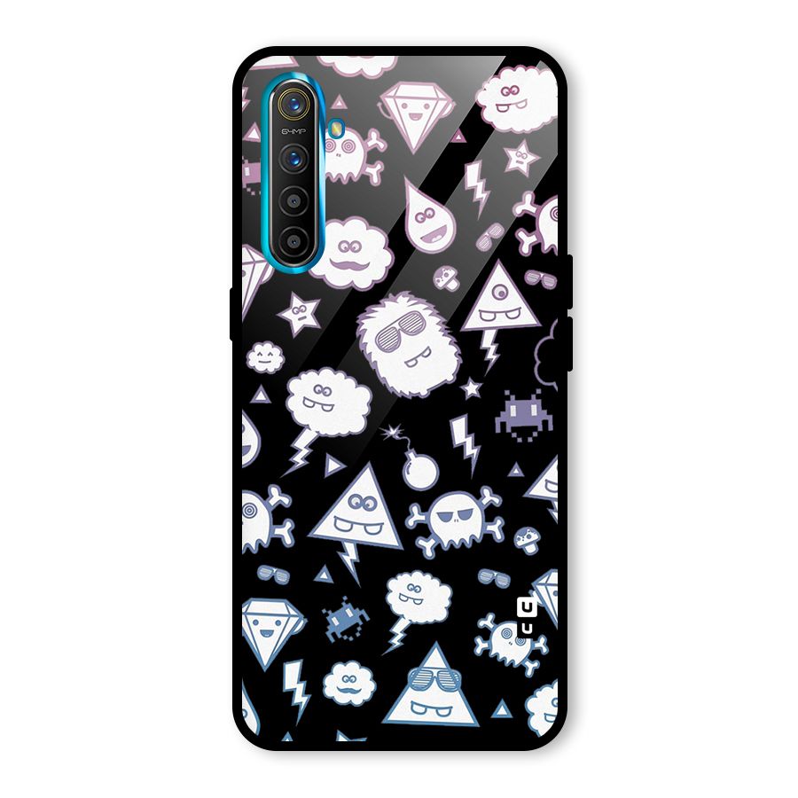 Funny Faces Glass Back Case for Realme X2