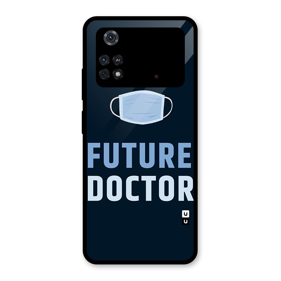 Future Doctor Glass Back Case for Poco M4 Pro 4G