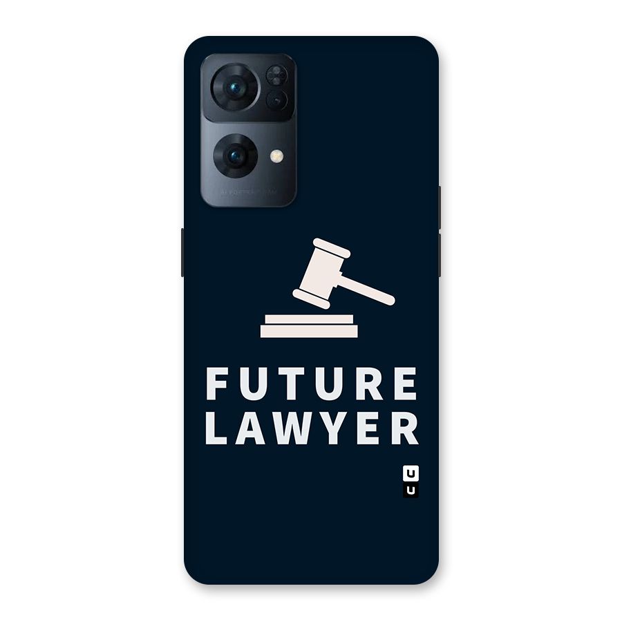 Future Lawyer Back Case for Oppo Reno7 Pro 5G