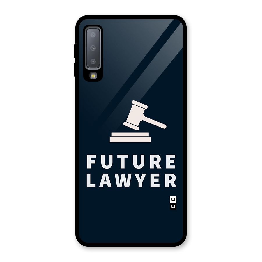 Future Lawyer Glass Back Case for Galaxy A7 (2018)