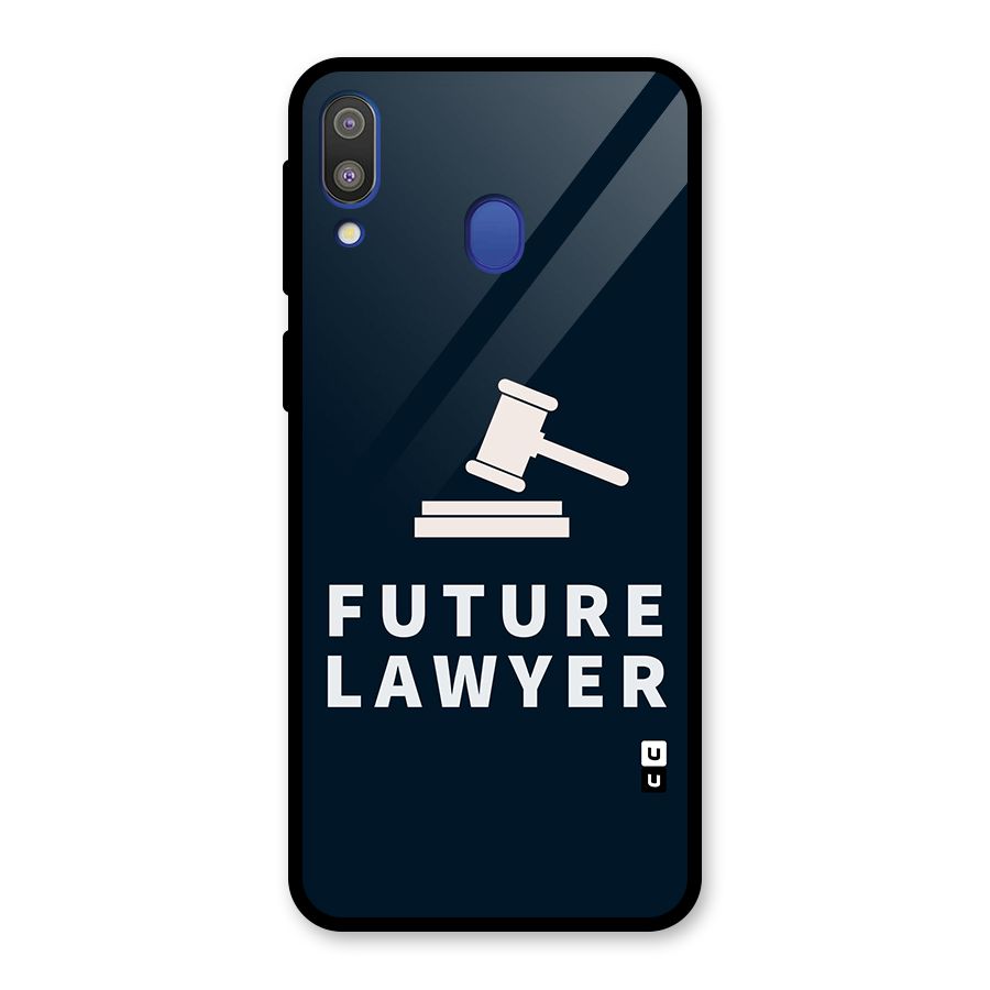 Future Lawyer Glass Back Case for Galaxy M20
