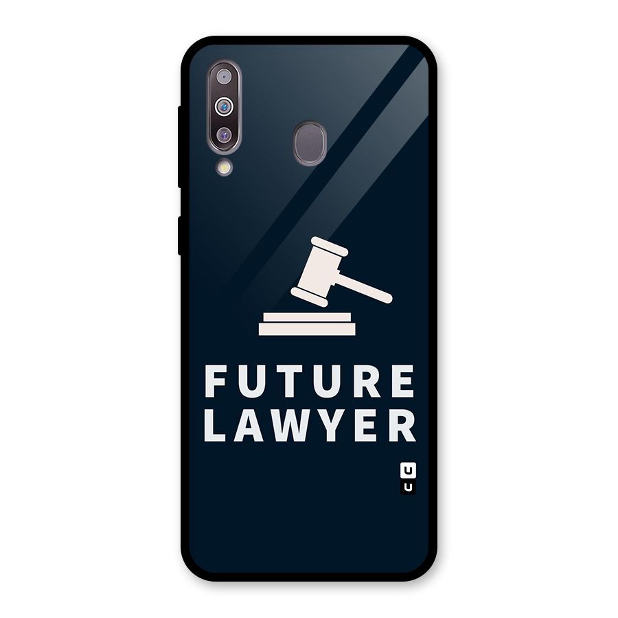 Future Lawyer Glass Back Case for Galaxy M30