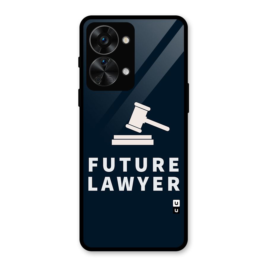 Future Lawyer Glass Back Case for OnePlus Nord 2T