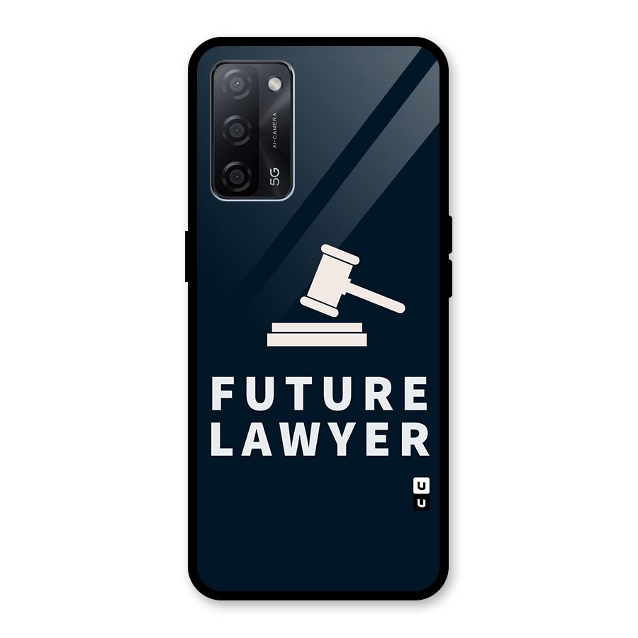 Future Lawyer Glass Back Case for Oppo A53s 5G