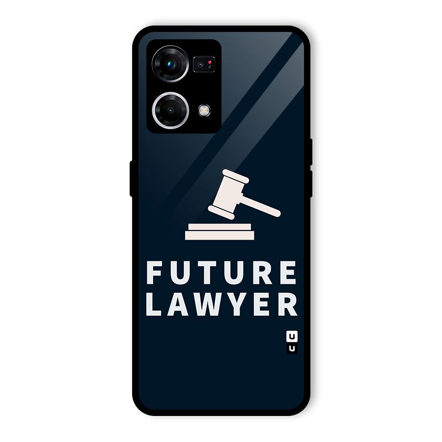 Future Lawyer Glass Back Case for Oppo F21 Pro 4G