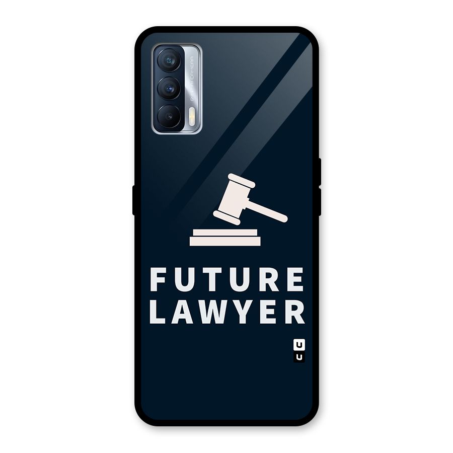 Future Lawyer Glass Back Case for Realme X7