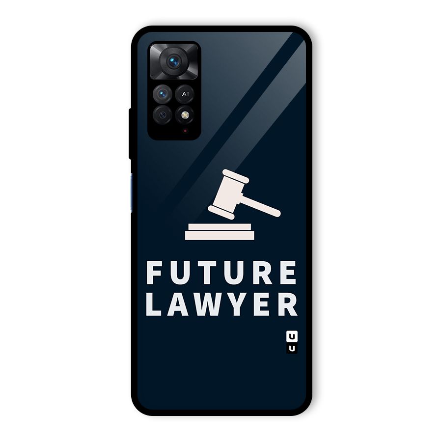 Future Lawyer Glass Back Case for Redmi Note 11 Pro Plus 5G