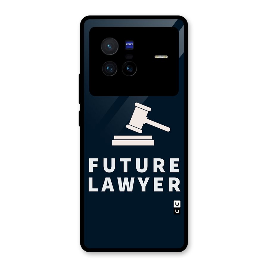Future Lawyer Glass Back Case for Vivo X80