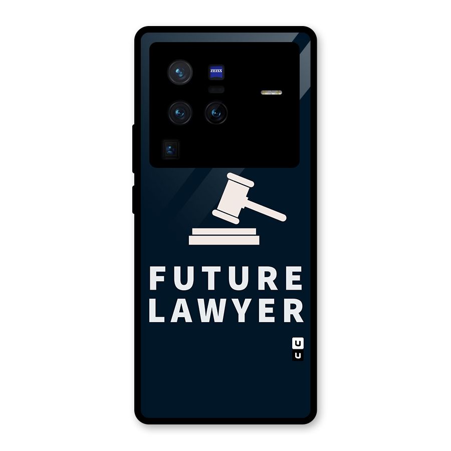 Future Lawyer Glass Back Case for Vivo X80 Pro