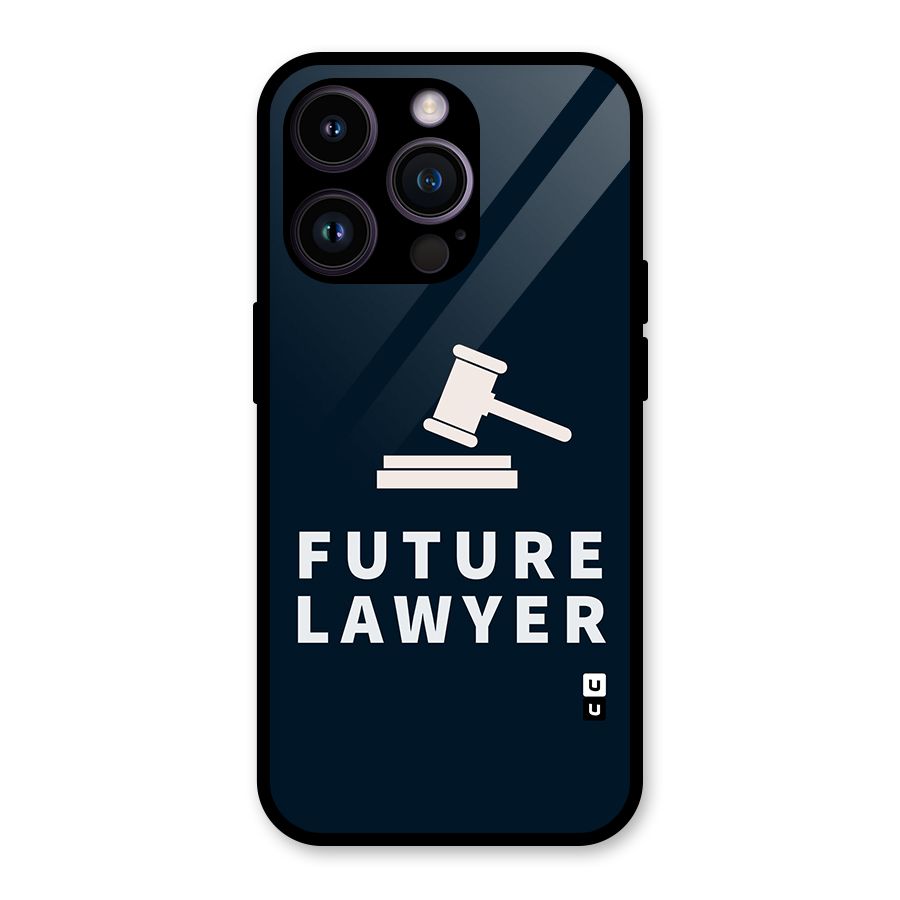 Future Lawyer Glass Back Case for iPhone 14 Pro