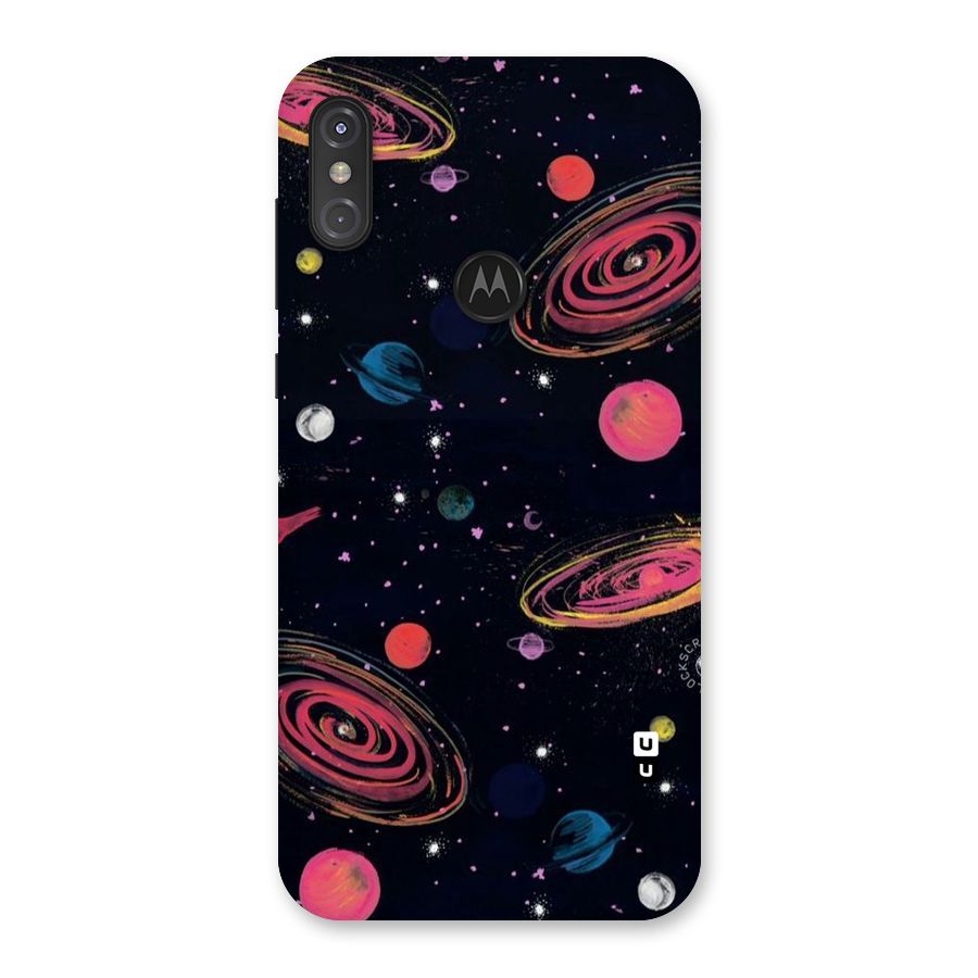 Galaxy Beauty Back Case for Motorola One Power