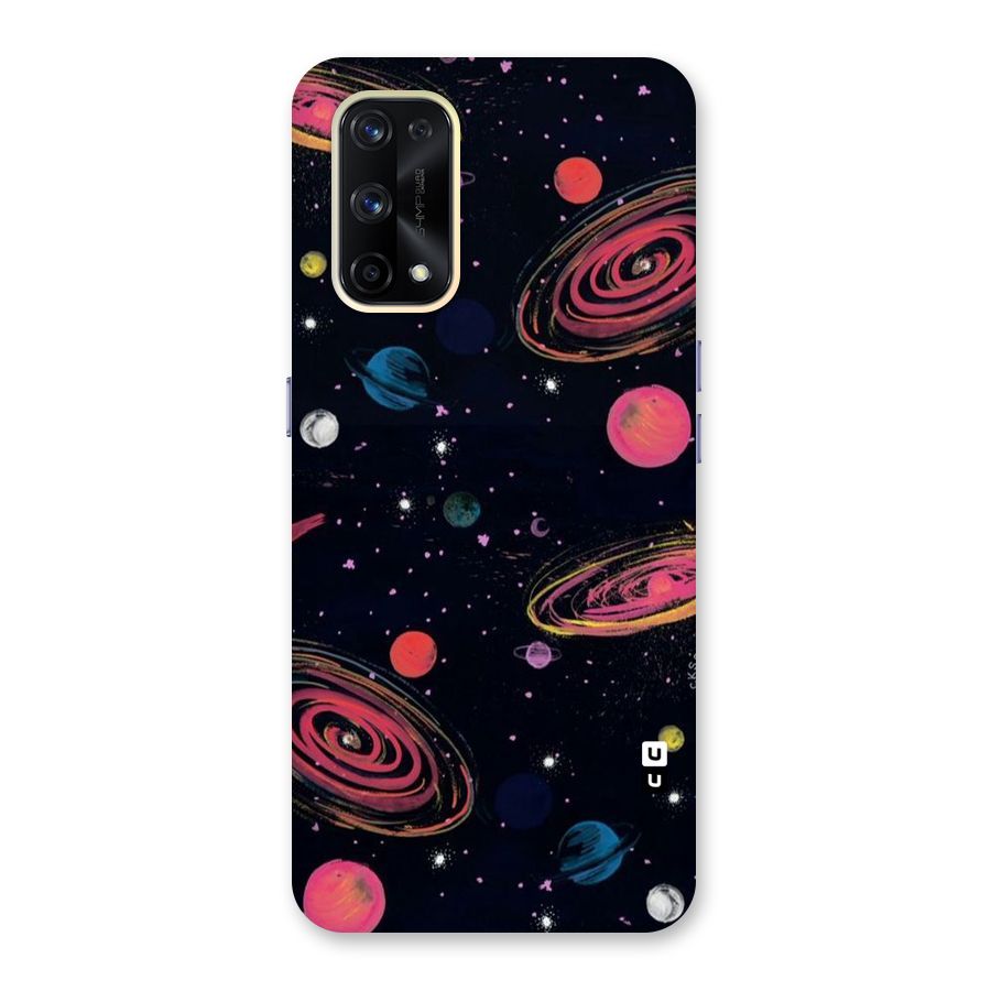 Galaxy Beauty Glass Back Case for Realme X7 Pro