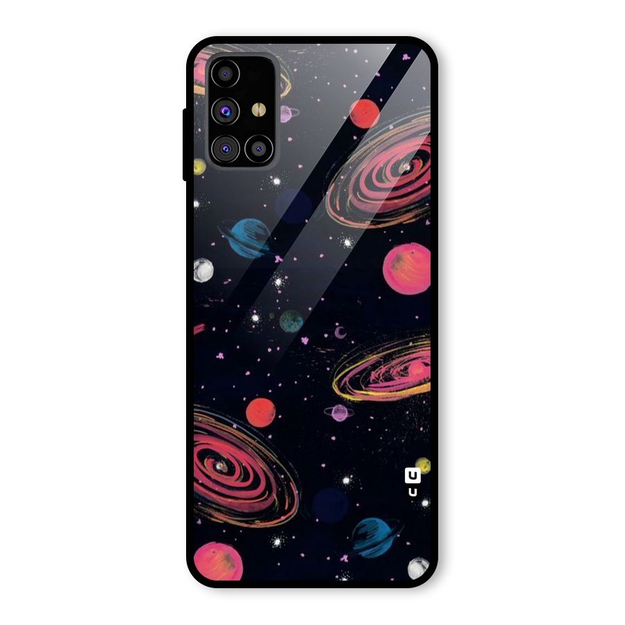 Galaxy Beauty Glass Back Case for Galaxy M31s