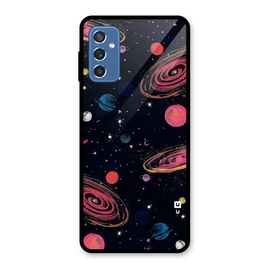 Galaxy Beauty Glass Back Case for Galaxy M52 5G