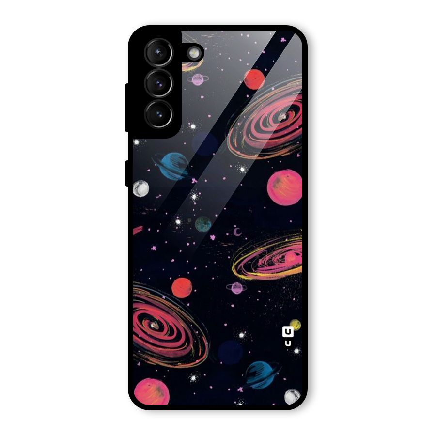 Galaxy Beauty Glass Back Case for Galaxy S21 Plus