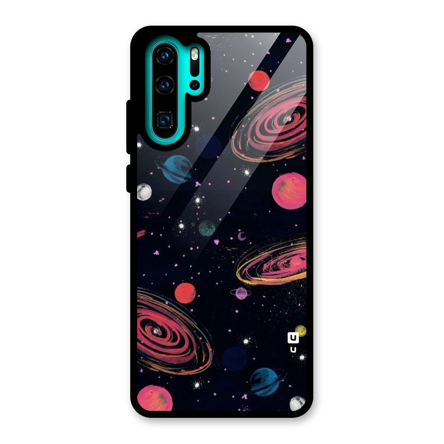 Galaxy Beauty Glass Back Case for Huawei P30 Pro