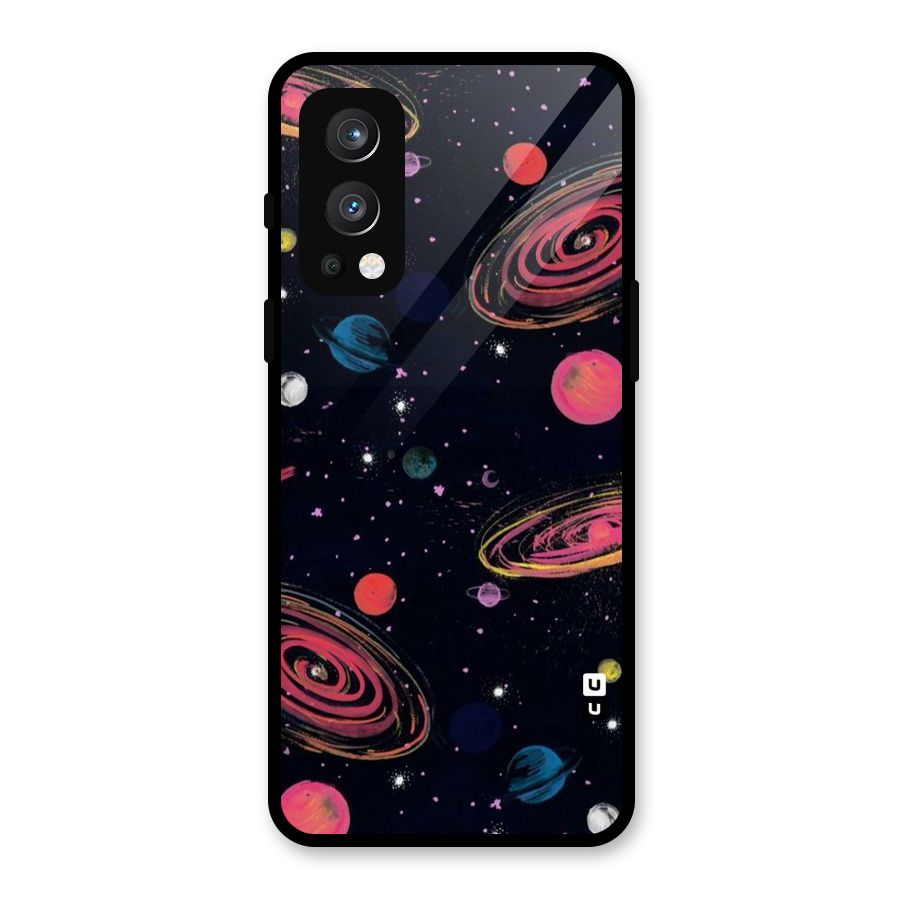 Galaxy Beauty Glass Back Case for OnePlus Nord 2 5G
