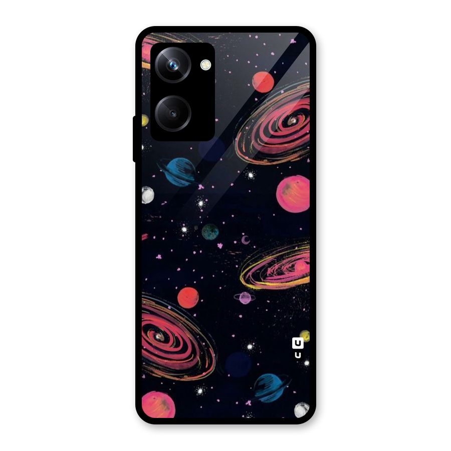 Galaxy Beauty Glass Back Case for Realme 10 Pro