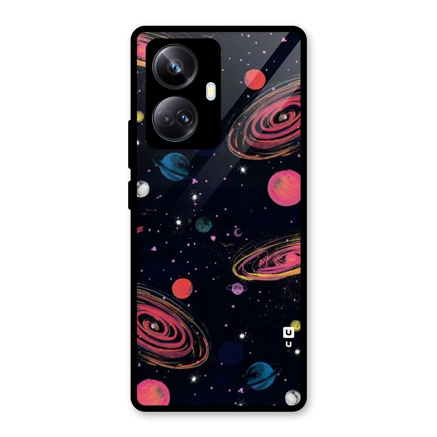Galaxy Beauty Glass Back Case for Realme 10 Pro Plus