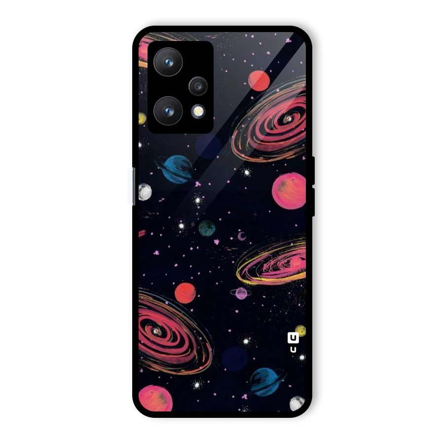Galaxy Beauty Glass Back Case for Realme 9 Pro 5G