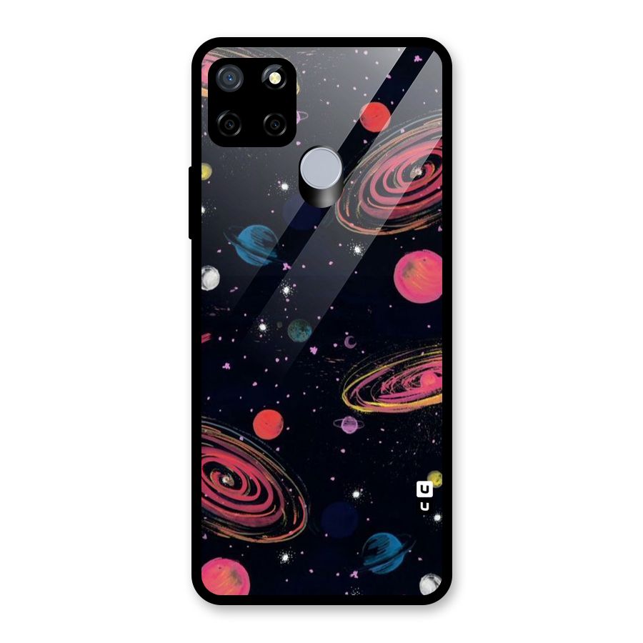 Galaxy Beauty Glass Back Case for Realme C12