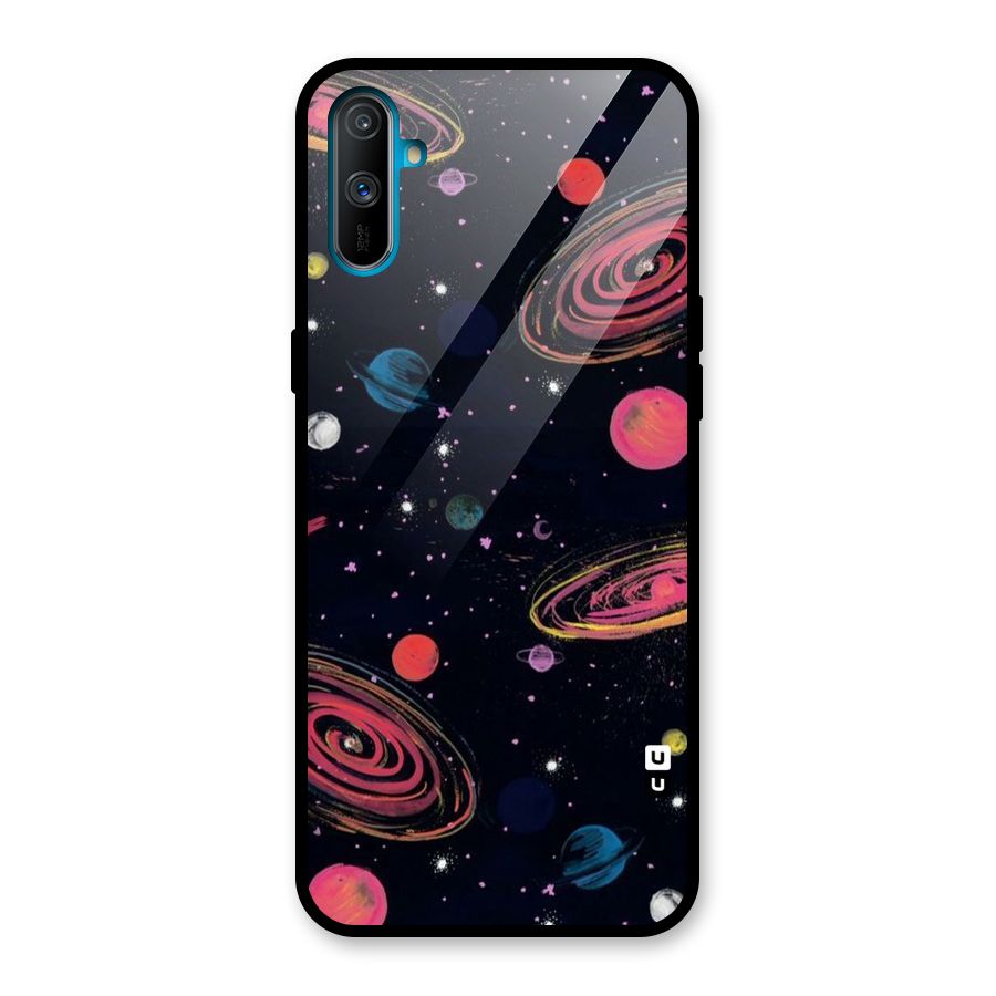 Galaxy Beauty Glass Back Case for Realme C3