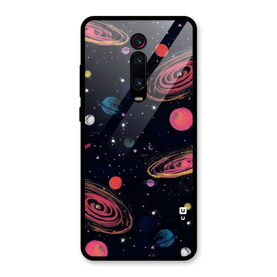 Galaxy Beauty Glass Back Case for Redmi K20 Pro