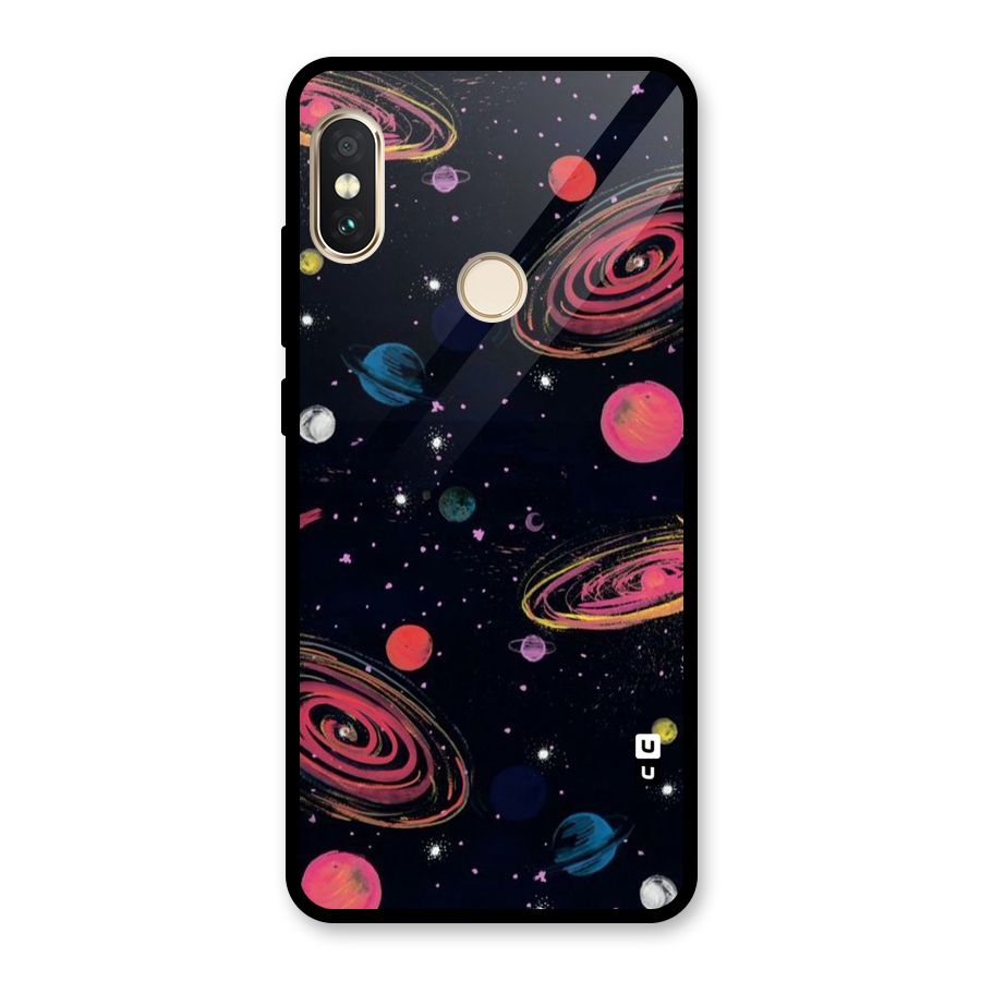 Galaxy Beauty Glass Back Case for Redmi Note 5 Pro