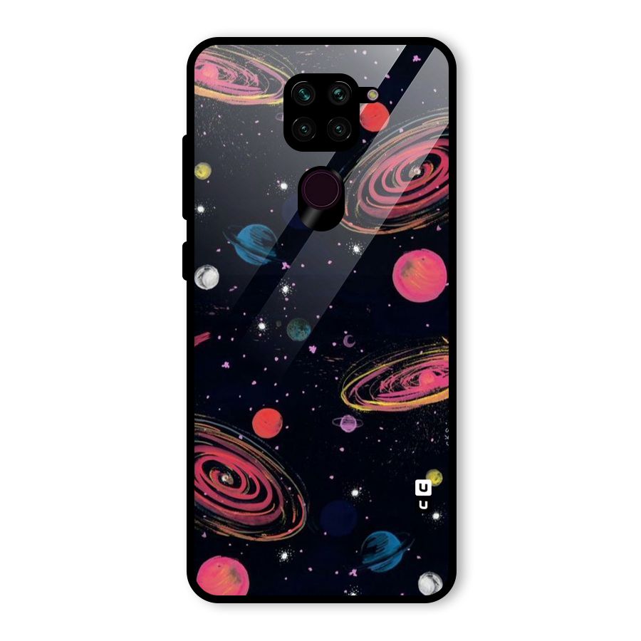 Galaxy Beauty Glass Back Case for Redmi Note 9