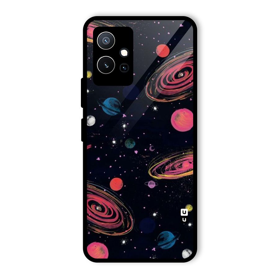 Galaxy Beauty Glass Back Case for Vivo Y75 5G