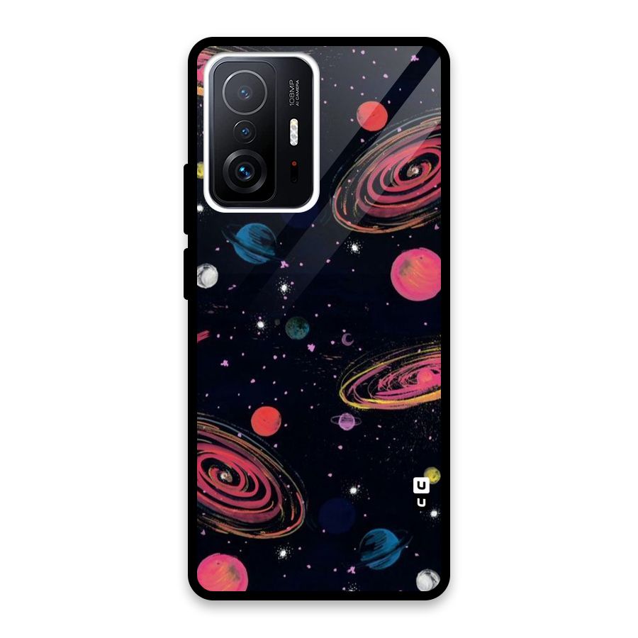 Galaxy Beauty Glass Back Case for Xiaomi 11T Pro