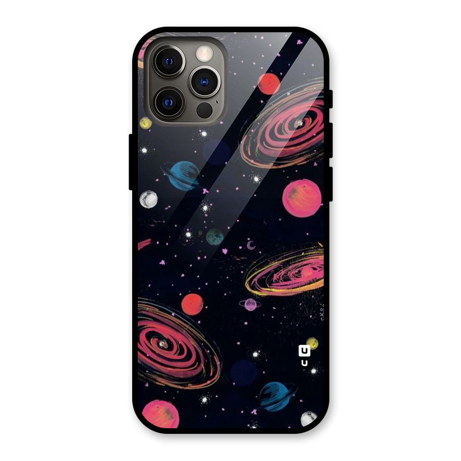 Galaxy Beauty Glass Back Case for iPhone 12 Pro