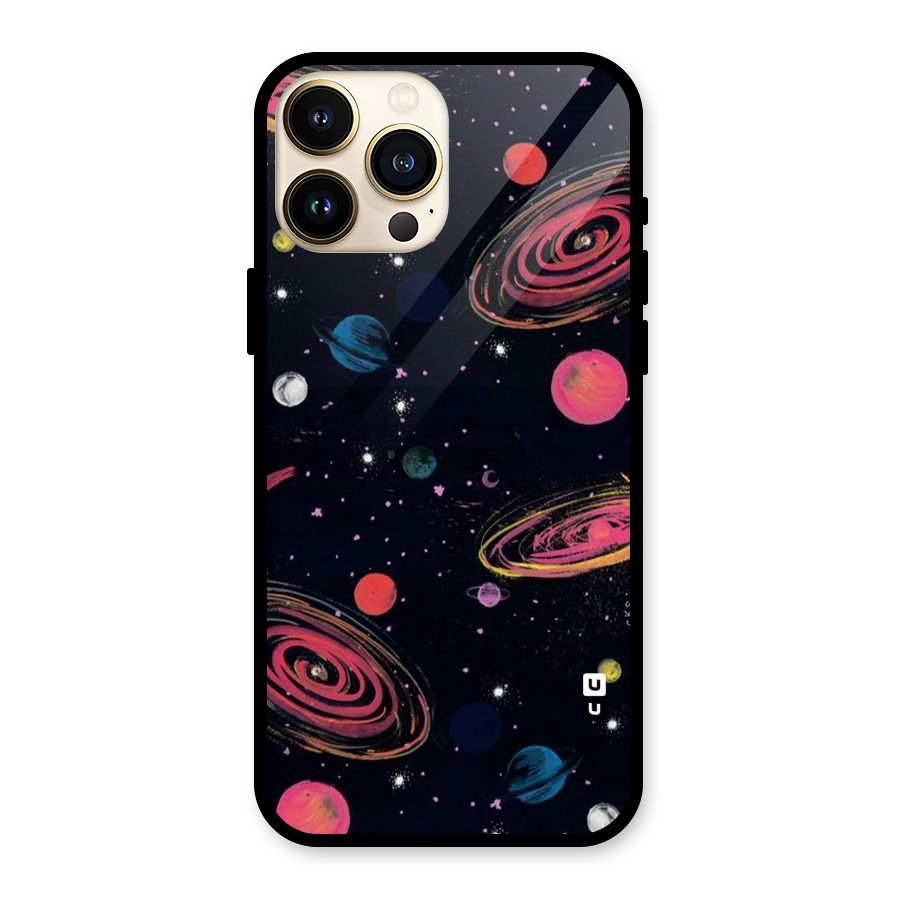 Galaxy Beauty Glass Back Case for iPhone 13 Pro Max