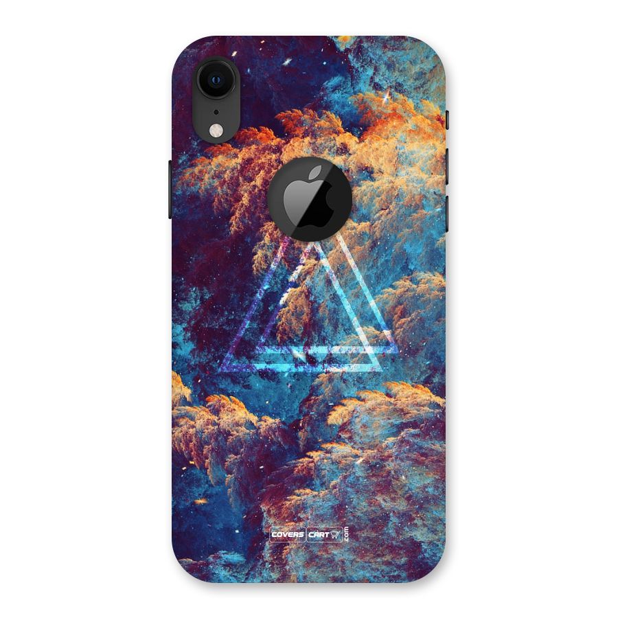 Galaxy Fuse Back Case for iPhone XR Logo Cut