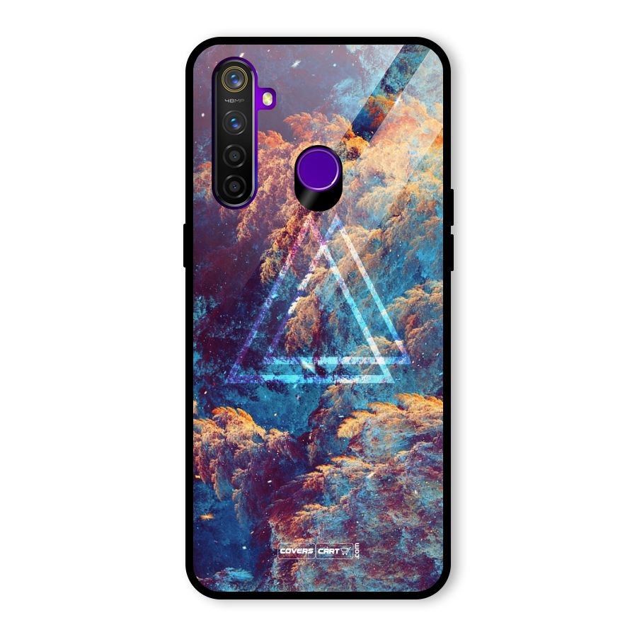 Galaxy Fuse Glass Back Case for Realme 5 Pro