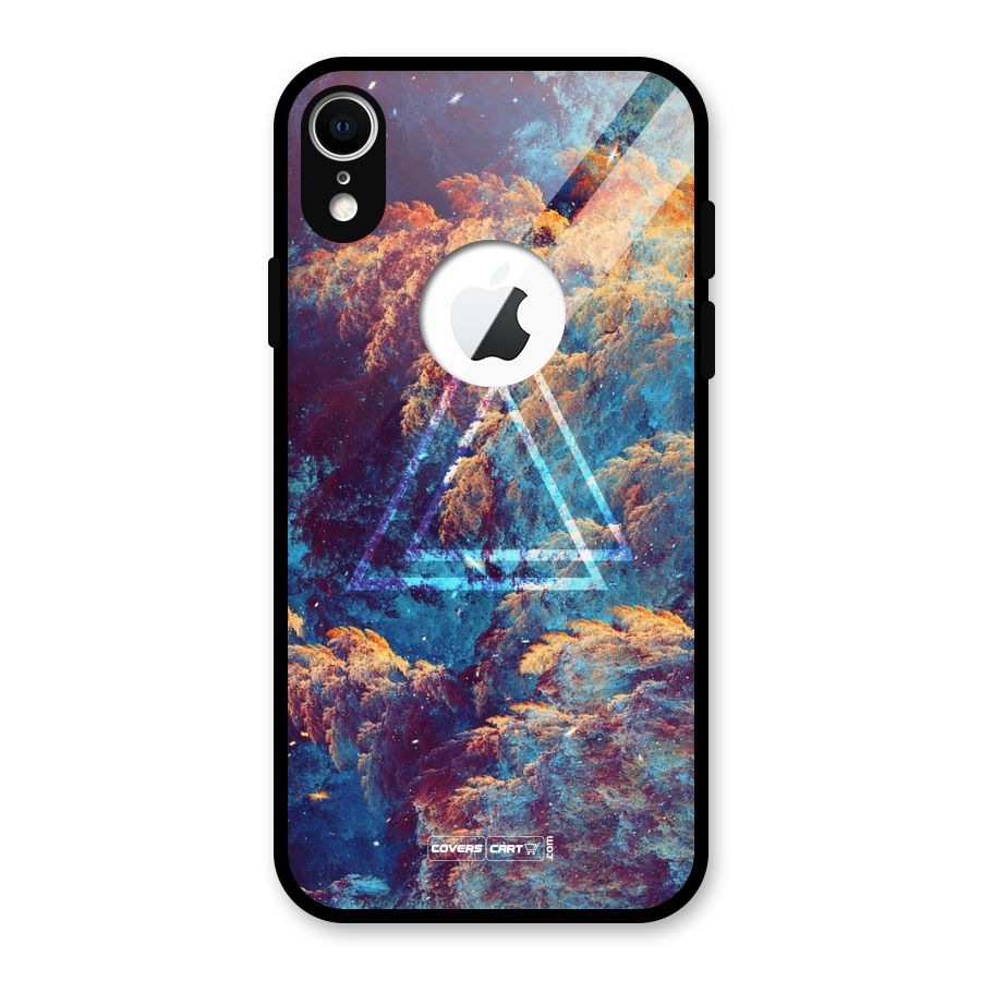 Galaxy Fuse Glass Back Case for iPhone XR Logo Cut