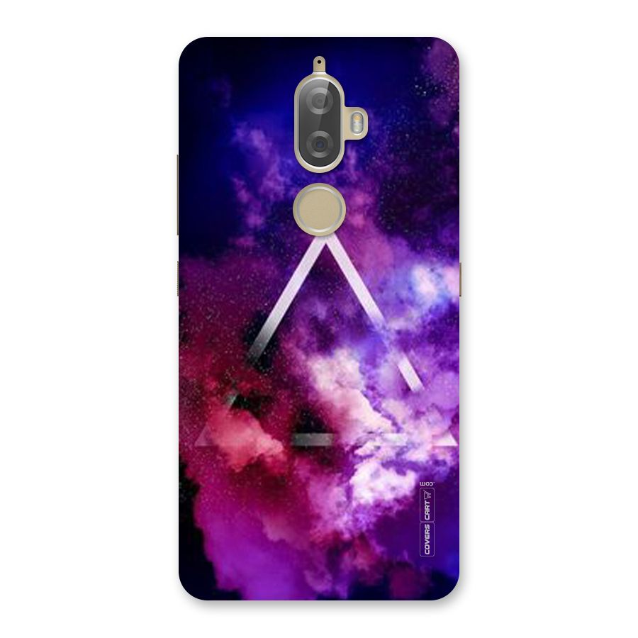 Galaxy Smoke Hues Back Case for Lenovo K8 Plus