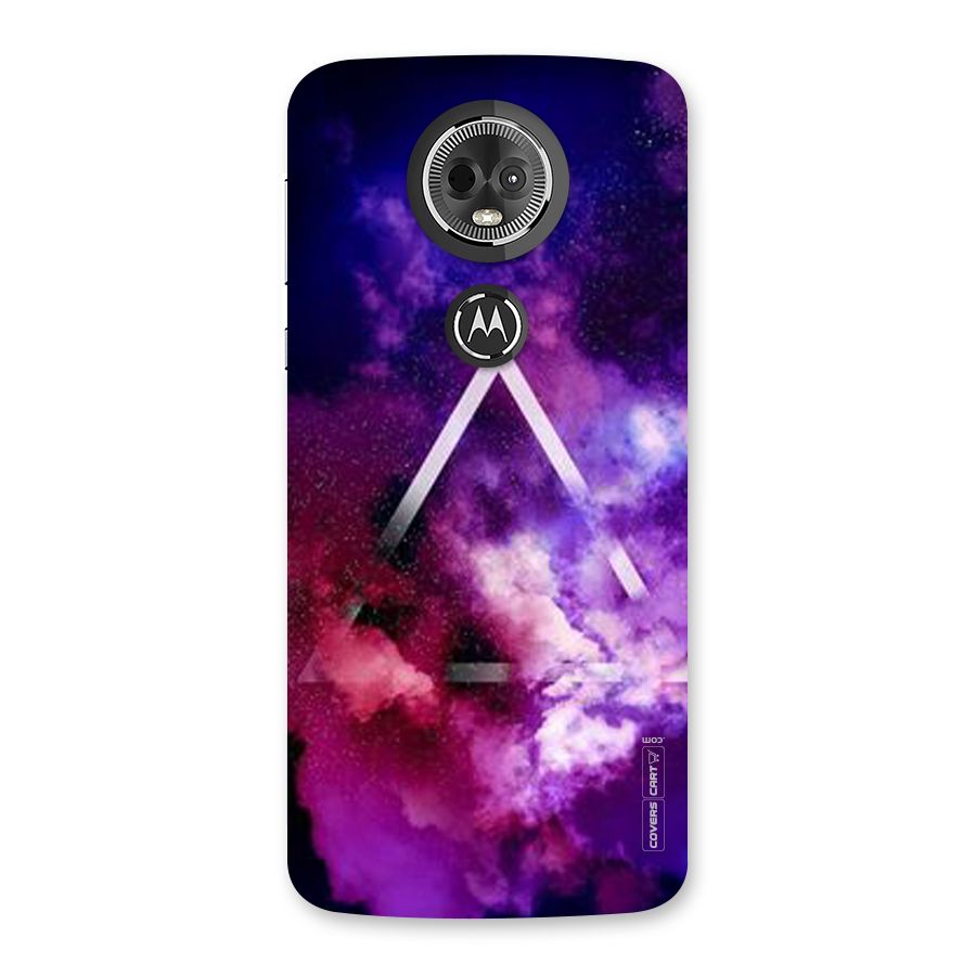Galaxy Smoke Hues Back Case for Moto E5 Plus