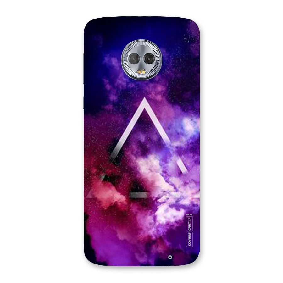 Galaxy Smoke Hues Back Case for Moto G6 Plus