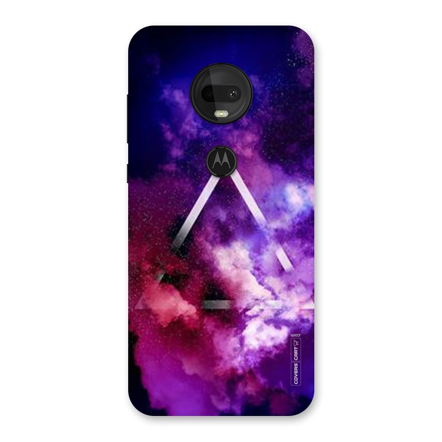 Galaxy Smoke Hues Back Case for Moto G7
