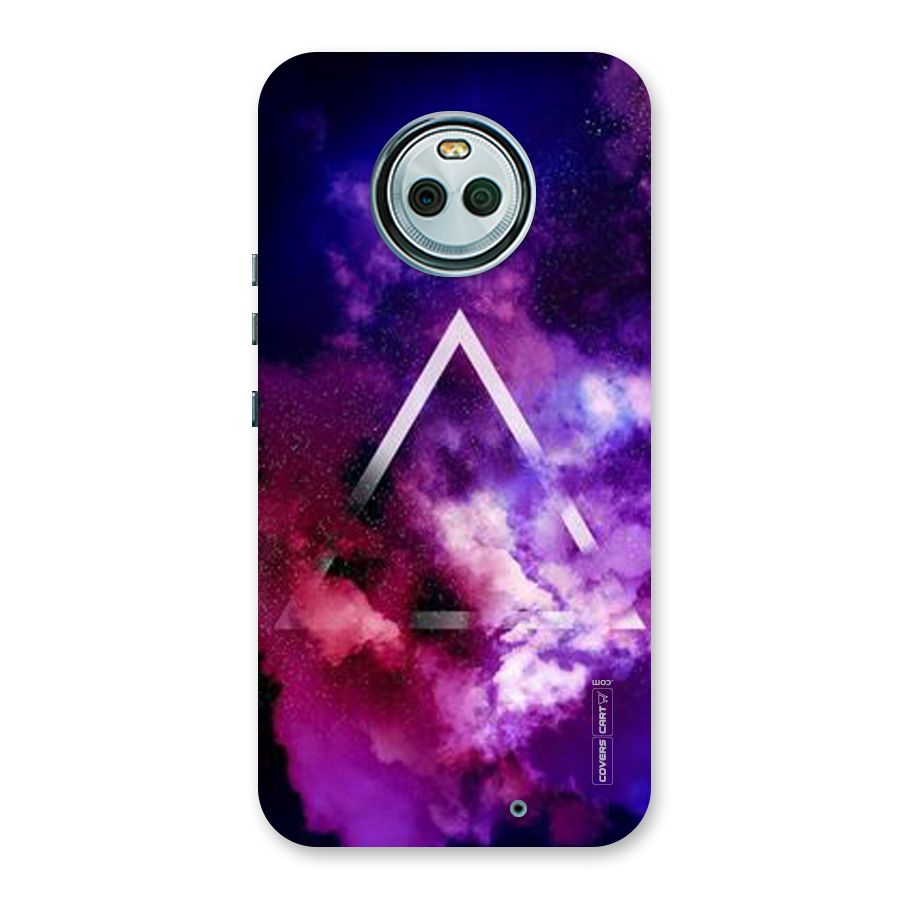 Galaxy Smoke Hues Back Case for Moto X4
