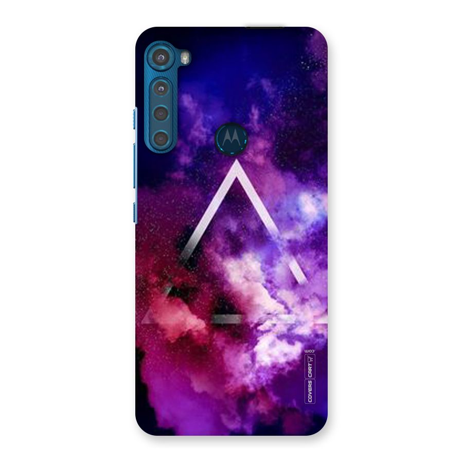 Galaxy Smoke Hues Back Case for Motorola One Fusion Plus