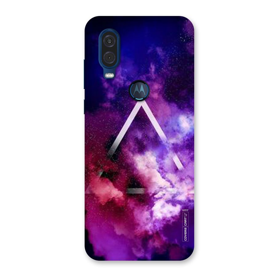 Galaxy Smoke Hues Back Case for Motorola One Vision