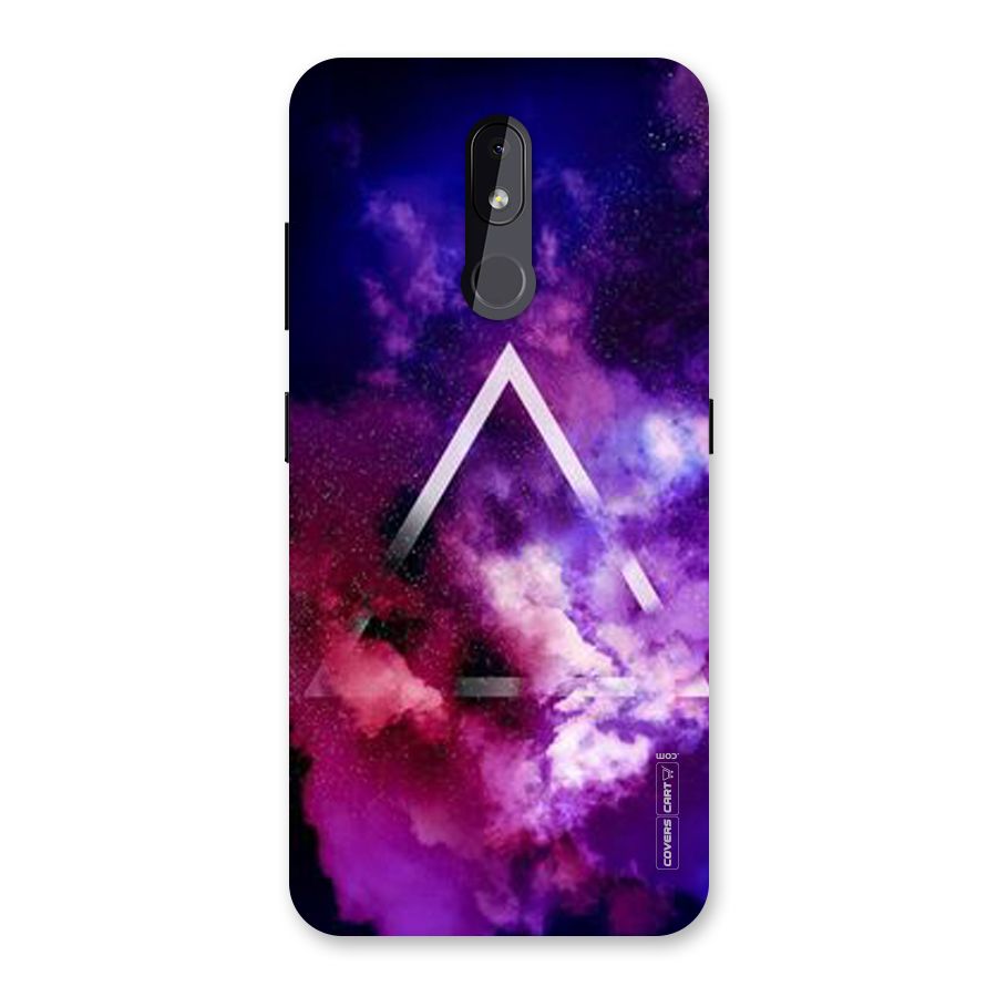 Galaxy Smoke Hues Back Case for Nokia 3.2