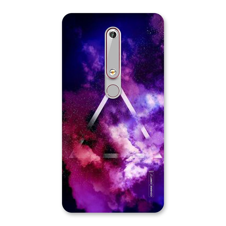 Galaxy Smoke Hues Back Case for Nokia 6.1