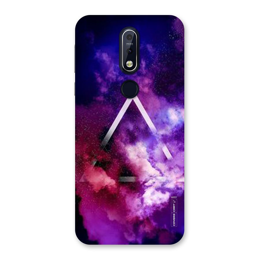 Galaxy Smoke Hues Back Case for Nokia 7.1