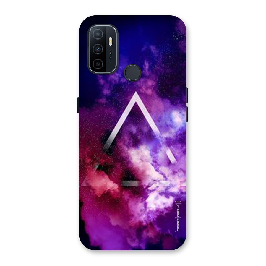 Galaxy Smoke Hues Back Case for Oppo A32