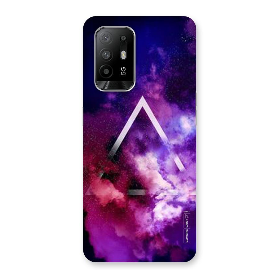 Galaxy Smoke Hues Back Case for Oppo F19 Pro Plus 5G